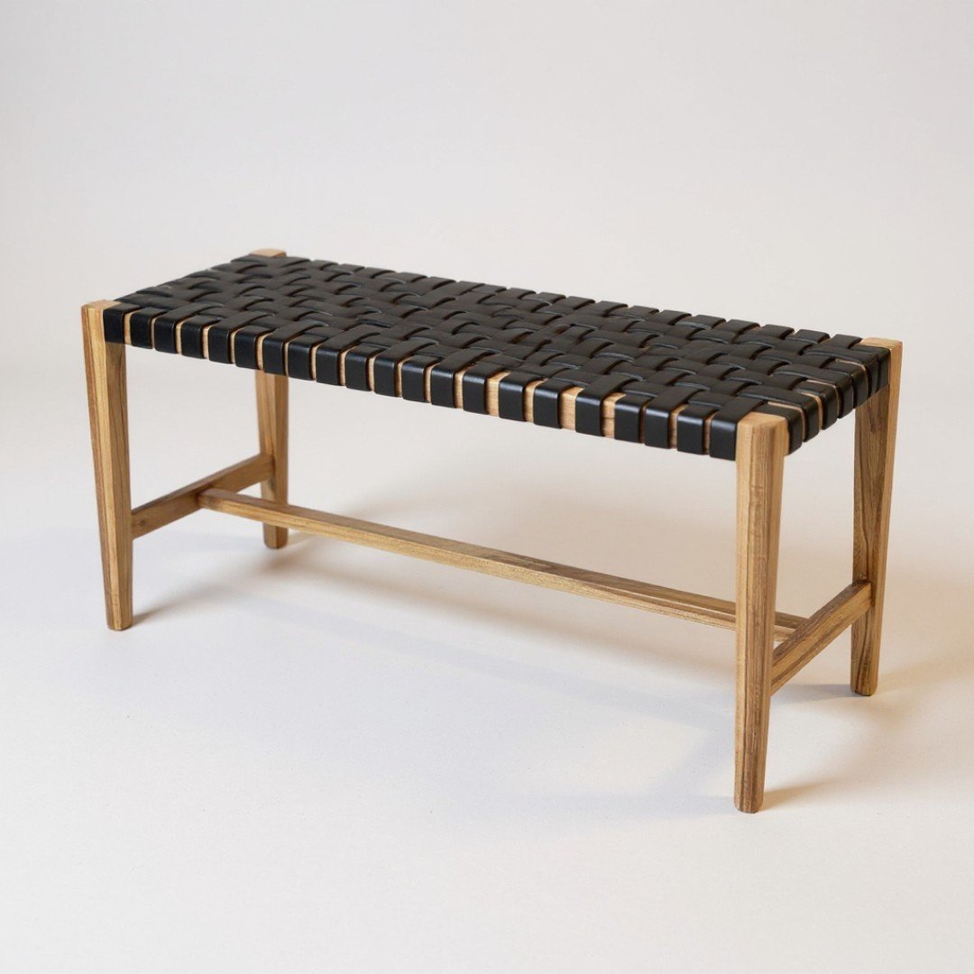 Banco - Pie de cama Cuero