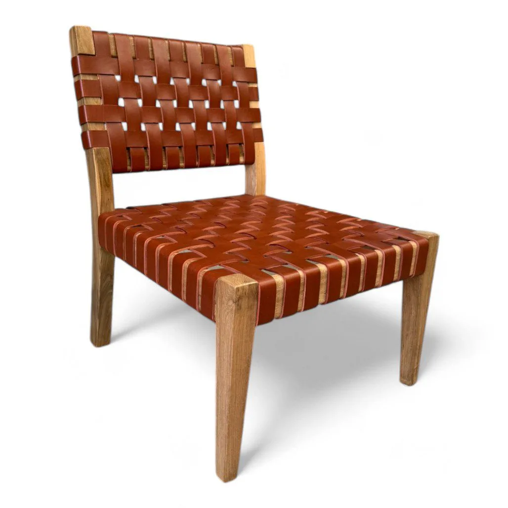 Sillon Matero Tejido en Cuero - Imagen 2
