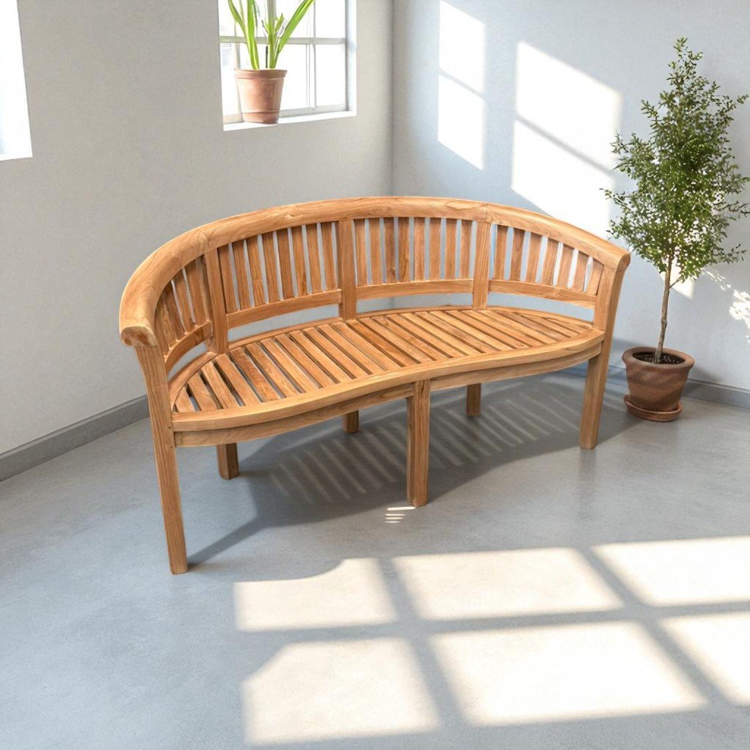Banco de teca Banana - Imagen 2