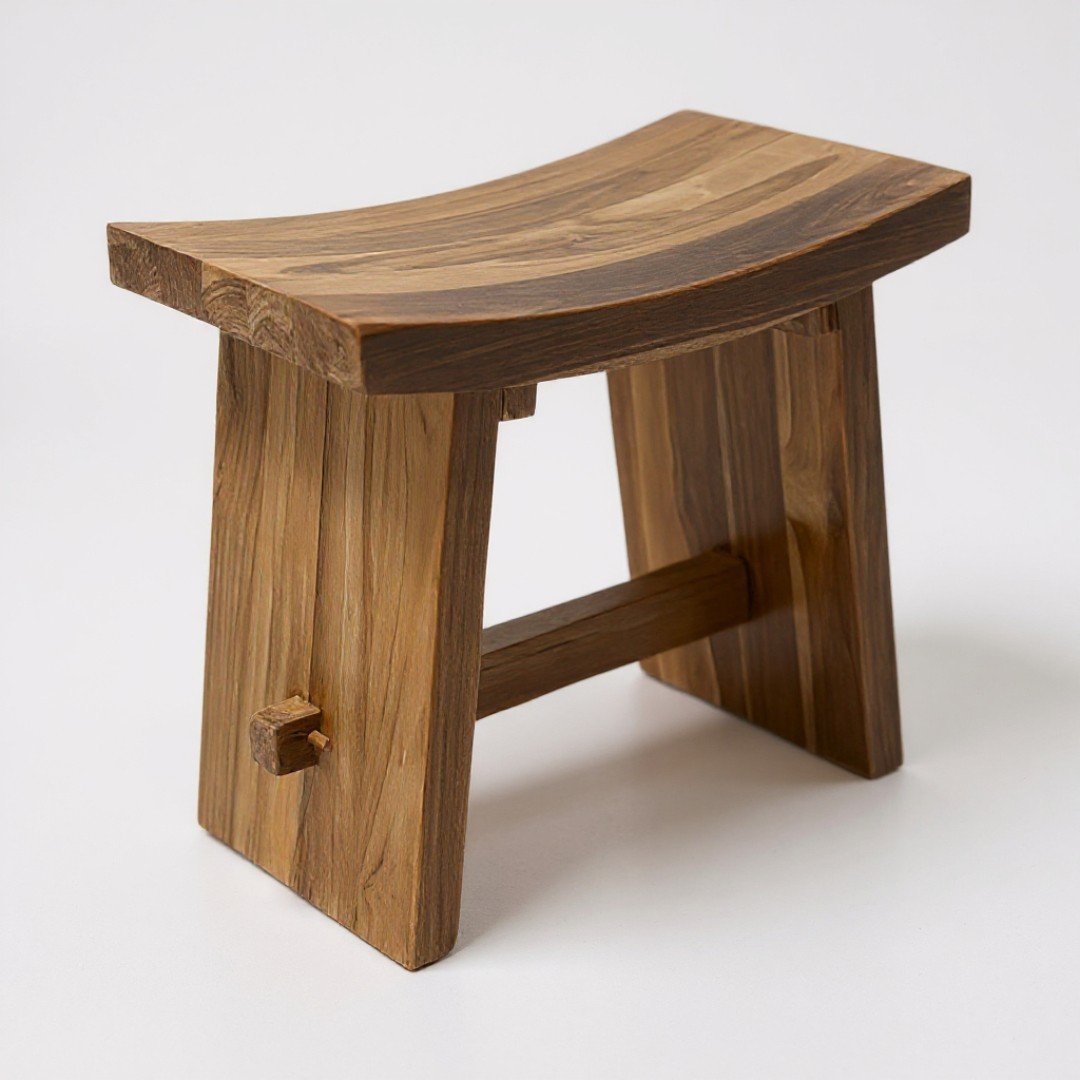 banco de baño de teca