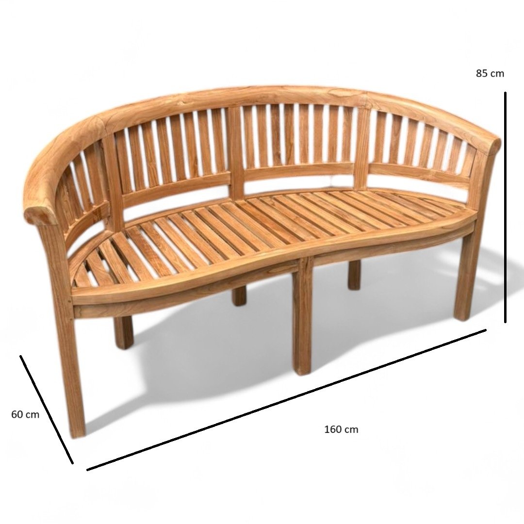 Banco de teca Banana - Imagen 8