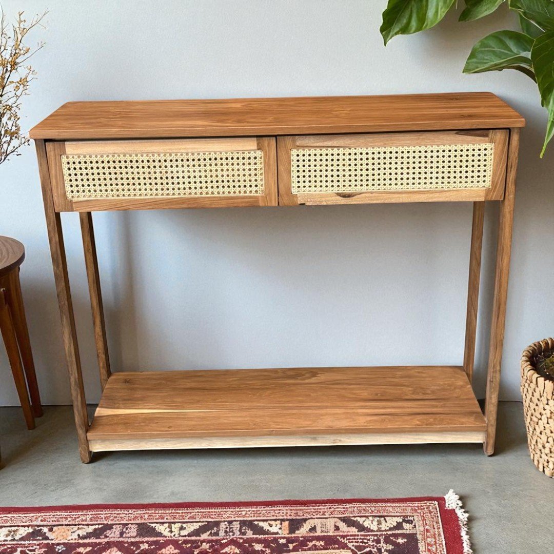 Mesa recibidor con esterilla - Imagen 2