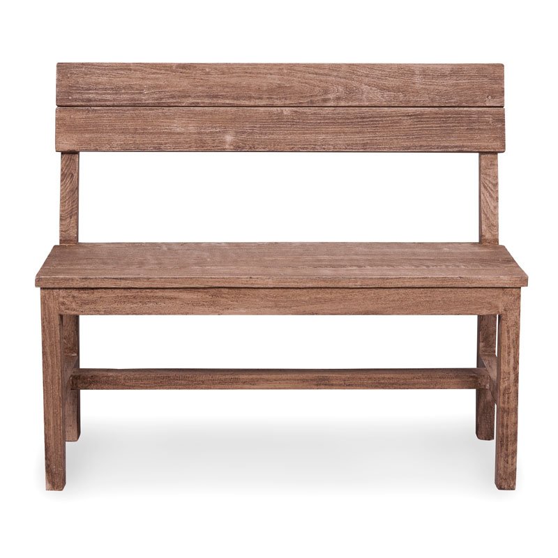 Banco de Cedro Macizo Rústico "Driftwood" - Imagen 3