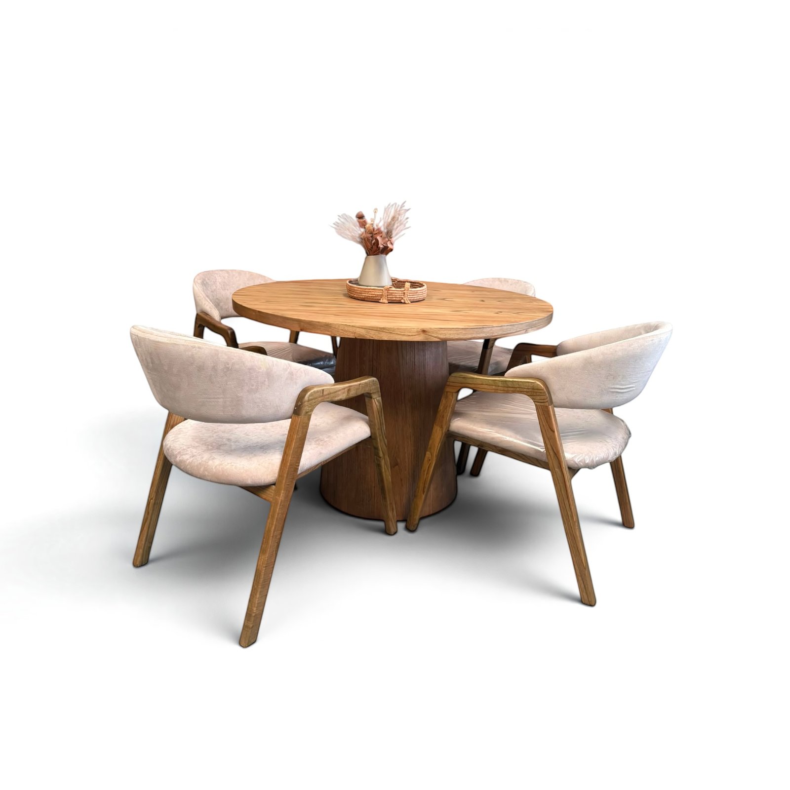 Juego de comedor Acacia redonda - Imagen 3